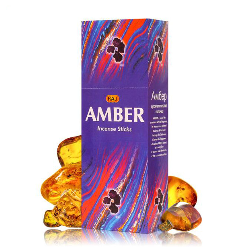 Candle Supplies India - Büyük Kutu Hindistan İthal Tütsü Amber